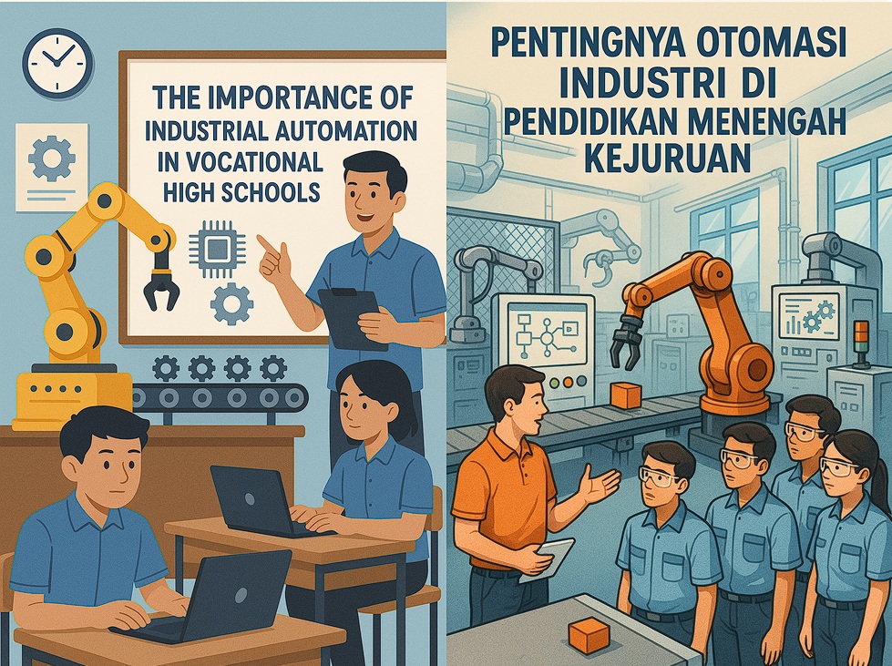 🤖 Otomasi Industri di SMK: Menyiapkan SDM Unggul di Era Revolusi 4.0 dan Society 5.0